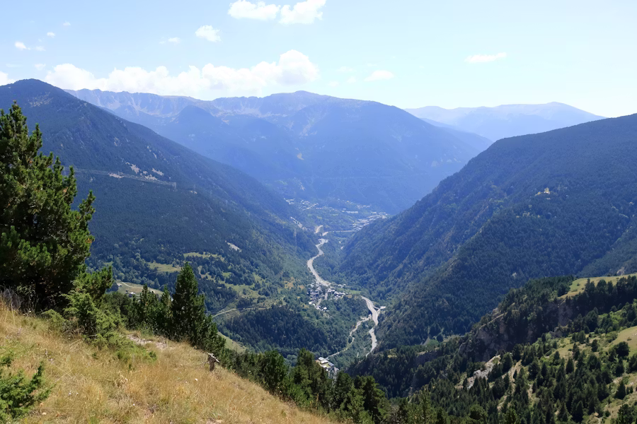 Scenic mountain range in Maggie Valley, North Carolina
