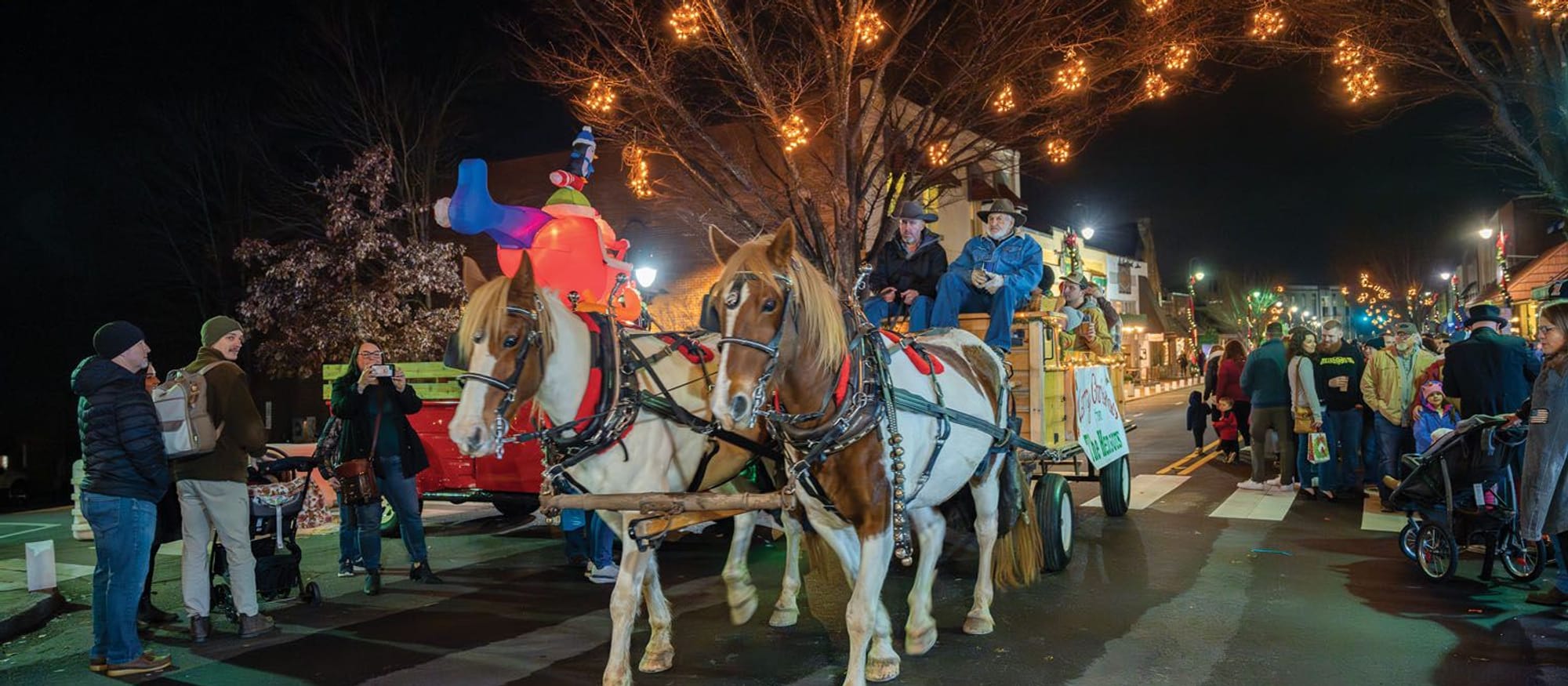 The Waynesville Christmas Parade — near Maggie Valley NC